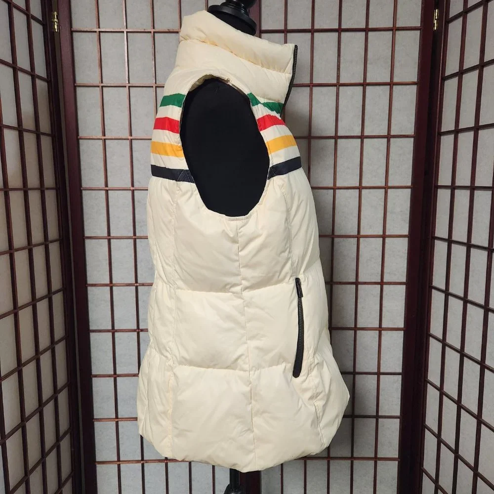 Pendleton Glacier National Park Collection Striped Down Vest Size L NWT Rare - Picture 4 of 8